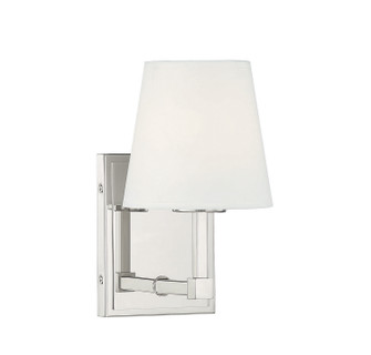 One Light Wall Sconce in Polished Nickel (446|M90071PN)