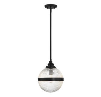 One Light Mini Pendant in Matte Black (446|M70100MBK)