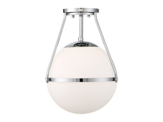 Msemi One Light Semi-Flush Mount in Chrome (446|M60054CH)