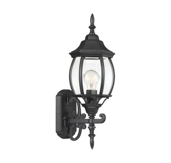 One Light Outdoor Wall Sconce in Black (446|M50054BK)
