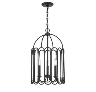 Three Light Pendant in Matte Black (446|M30011MBK)