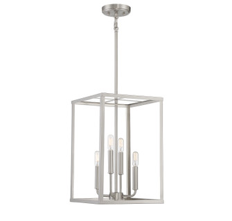 Four Light Pendant in Brushed Nickel (446|M30008BN)