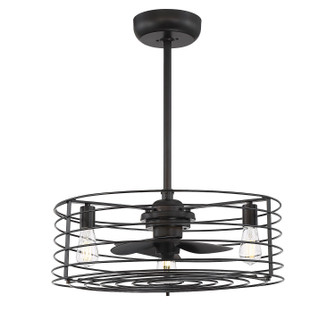 Moutd Three Light Fan D'lier in Oil Rubbed Bronze (446|M2007ORB)