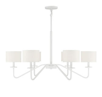 Six Light Chandelier in Bisque White (446|M10092BQW)