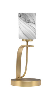 Cavella One Light Table Lamp in New Age Brass (200|39-NAB-3009)