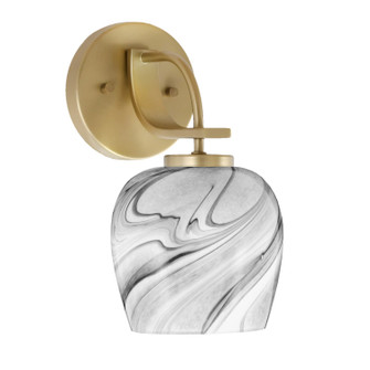 Cavella One Light Wall Sconce in New Age Brass (200|3911-NAB-4819)