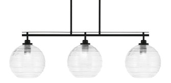 Odyssey Three Light Island Pendant in Matte Black (200|2636-MB-5120)