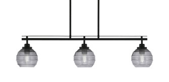 Odyssey Three Light Island Pendant in Matte Black (200|2636-MB-5112)