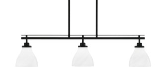 Odyssey Three Light Island Pendant in Matte Black (200|2636-MB-4761)