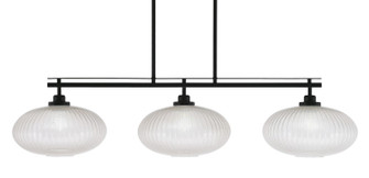 Odyssey Three Light Island Pendant in Matte Black (200|2636-MB-4658)