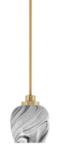 Odyssey One Light Mini Pendant in New Age Brass (200|2601-NAB-4819)