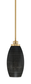 Odyssey One Light Mini Pendant in New Age Brass (200|2601-NAB-4049)