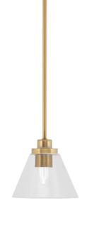 Odyssey One Light Mini Pendant in New Age Brass (200|2601-NAB-302)