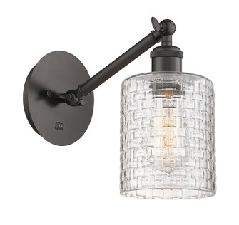 Ballston One Light Wall Sconce in Oil Rubbed Bronze (405|317-1W-OB-G112C-5CL)