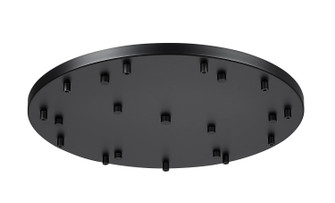 Multi Point Canopy 11 Light Ceiling Plate in Matte Black (224|CP2411R-MB)