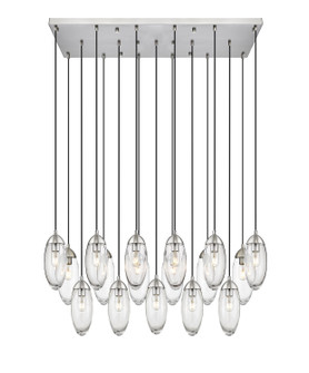 Arden 17 Light Linear Chandelier in Brushed Nickel (224|651P-17L-BN)