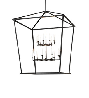 Kitzi 18 Light Pendant in Black Metal (57|261239)