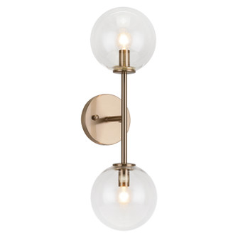 Novo Two Light Wall Sconce (423|W81702AGCL)