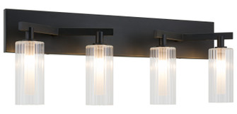 Kristof Four Light Wall Sconce in Black (423|W60804BK)