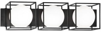 Squircle Three Light Wall Sconce in Black (423|S03803BK)