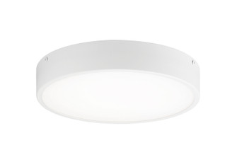 Plato One Light Flush Mount in White (423|M13701WH)