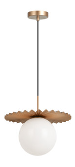 Modern Ruff One Light Pendant in Matte Gold (423|C83111MGOP)