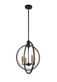 Odyssey Four Light Pendant in Black (423|C78604BK)