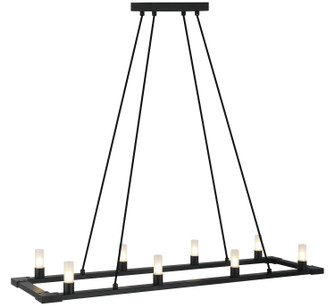 Cascadian Eight Light Chandelier in Matte Black (423|C75208MB)