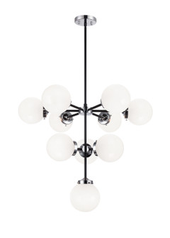 Maru Ten Light Chandelier in Chrome (423|C72310CHOP)