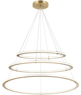 Victoria LED Pendant in Brushed Gold (423|C66196BG)