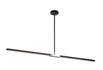 Lineare LED Pendant in Matte Black & Chrome (423|C64749MBCH)