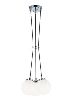 The Bougie Three Light Pendant in Chrome (423|C63003CHOP)