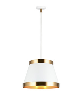 Caske Three Light Pendant in White (423|C62903WHAG)