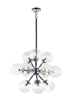 Soleil 12 Light Chandelier in Chrome (423|C62812CHCL)