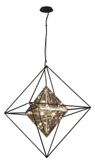 Epic Six Light Chandelier in Textured Iron (67|F5326-TRN)