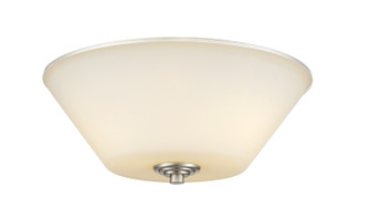 Jarra Three Light Flush Mount in Brushed Nickel (224|432F3-BN)