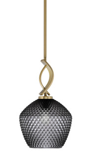 Cavella One Light Mini Pendant in New Age Brass (200|3901-NAB-4922)