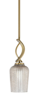 Cavella One Light Mini Pendant in New Age Brass (200|3901-NAB-4253)