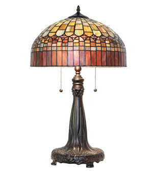 Tiffany Candice Two Light Table Lamp in Mahogany Bronze (57|68875)