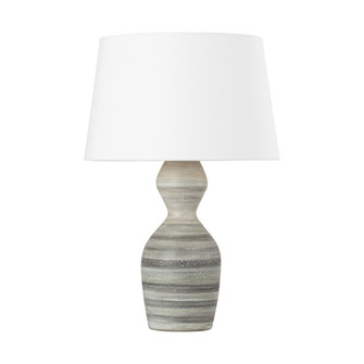 Nahant One Light Table Lamp in Vintage Gold Leaf/ Ceramic White Dune (70|L7329-VGL/CWD)