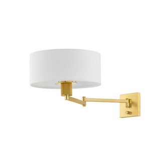 Sammy One Light Wall Sconce in Aged Brass (70|BKO1600-AGB)