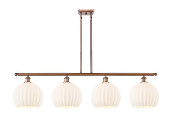 Ballston LED Island Pendant in Antique Copper (405|516-4I-AC-G1217-10WV)