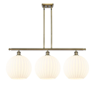 Ballston LED Island Pendant in Antique Brass (405|516-3I-AB-G1217-12WV)