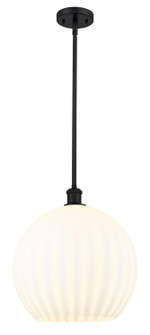 Ballston LED Pendant in Matte Black (405|516-1S-BK-G1217-14WV)