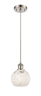 Ballston LED Mini Pendant in Brushed Satin Nickel (405|516-1P-SN-G1216-6WM)