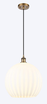 Ballston LED Pendant in Brushed Brass (405|516-1P-BB-G1217-14WV)