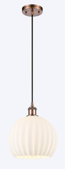 Ballston LED Mini Pendant in Antique Copper (405|516-1P-AC-G1217-10WV)