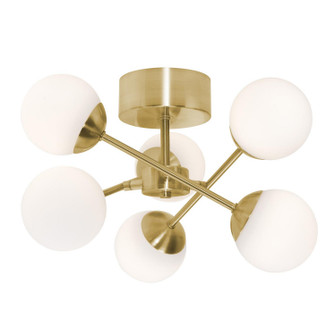 Pearl LED Ceiling Mount in Satin Brass (162|PRLC16L30D1SB)