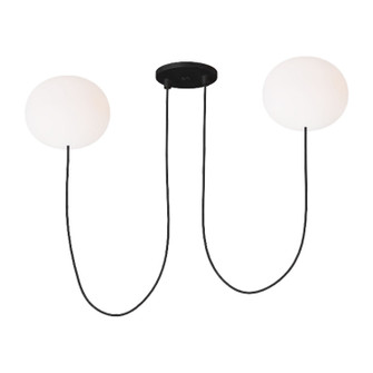 Helium LED Chandelier in Matte Black (182|PBCH35827OPB)