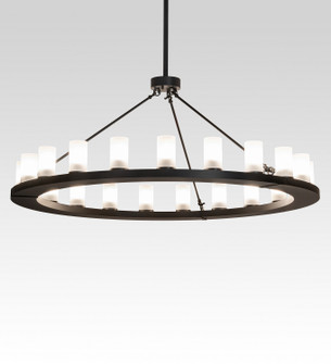 Loxley 21 Light Chandelier in Black Metal (57|269409)